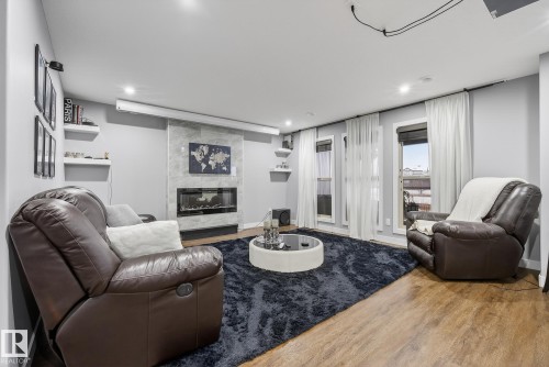 13 Garneau Gate, Spruce Grove, AB - Indoor With Fireplace