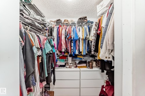 Walk-in closet featuring wire shelving and built-in drawers - 8204 224 Nw, Edmonton, AB - Indoor With Storage