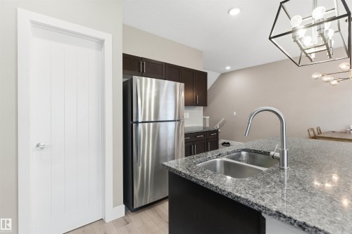99 804 Welsh Drive, Edmonton, AB - Indoor Photo Showing Kitchen With Stainless Steel Kitchen With Double Sink