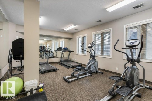 206 6083 Maynard Way, Edmonton, AB - Indoor Photo Showing Gym Room