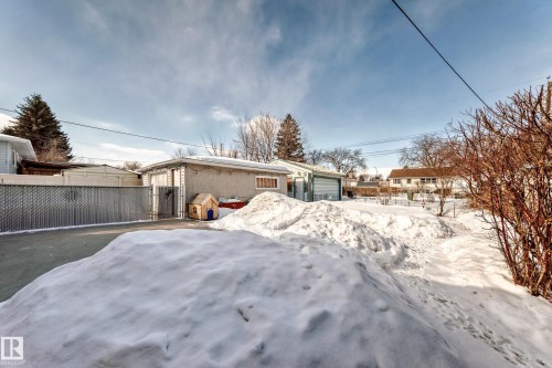 View of front of home with a gate - 3634 113 Avenue, Edmonton, AB - Outdoor