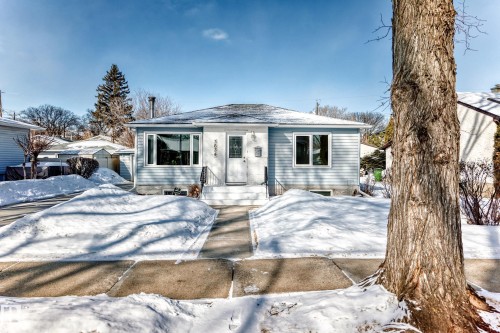 View of bungalow-style home - 3634 113 Avenue, Edmonton, AB - Outdoor With Facade