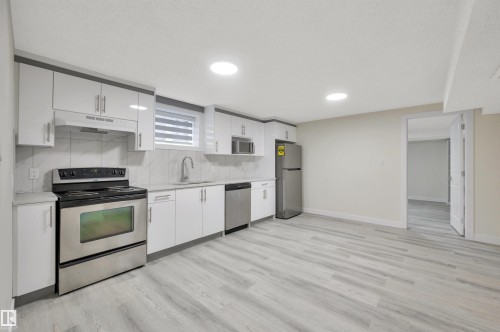 2010 46 Street, Edmonton, AB - Indoor Photo Showing Kitchen