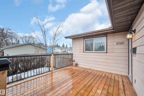 2010 46 Street, Edmonton, AB - Outdoor With Deck Patio Veranda With Exterior