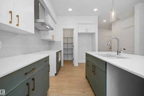 915 19 Avenue, Edmonton, AB - Indoor Photo Showing Kitchen With Upgraded Kitchen