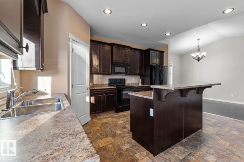 509 13 Street, Cold Lake, AB - Indoor Photo Showing Kitchen With Double Sink With Upgraded Kitchen