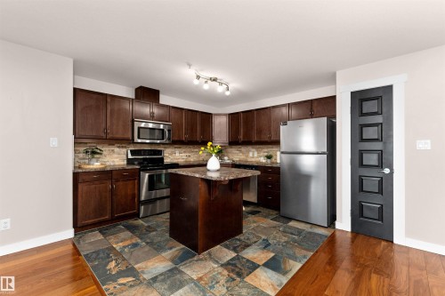 220 7909 71 Street, Edmonton, AB - Indoor Photo Showing Kitchen With Stainless Steel Kitchen