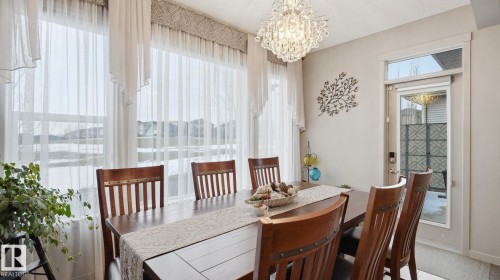 1027 Coopers Hawk Link Link, Edmonton, AB - Indoor Photo Showing Dining Room