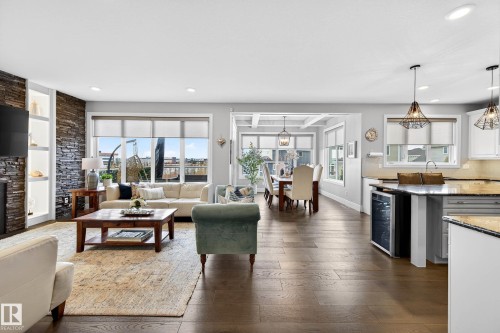 9036 24 Avenue, Edmonton, AB - Indoor With Fireplace