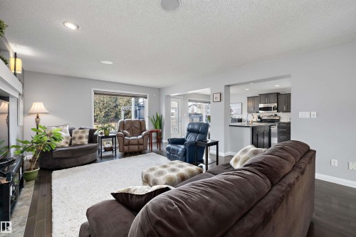 1310 114B Street, Edmonton, AB - Indoor Photo Showing Living Room
