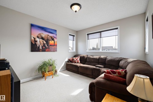 1310 114B Street, Edmonton, AB - Indoor Photo Showing Living Room