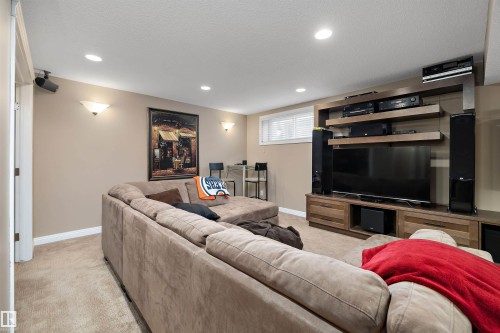 1310 114B Street, Edmonton, AB - Indoor Photo Showing Living Room