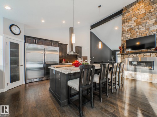 231 75 Street, Edmonton, AB - Indoor With Fireplace