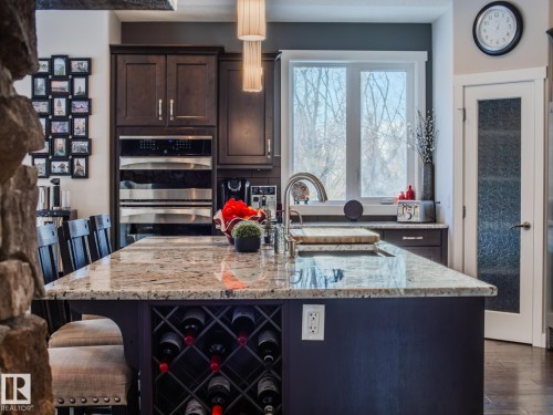 231 75 Street, Edmonton, AB - Indoor Photo Showing Kitchen With Upgraded Kitchen