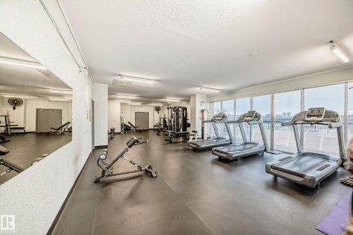 1404 11307 99 Avenue, Edmonton, AB - Indoor Photo Showing Gym Room