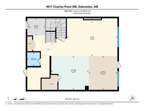 Floor plan - 4917 Charles Point(E), Edmonton, AB - Other