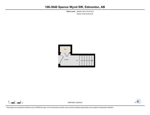 Floor plan - 106 3040 Spence Wynd, Edmonton, AB - Other