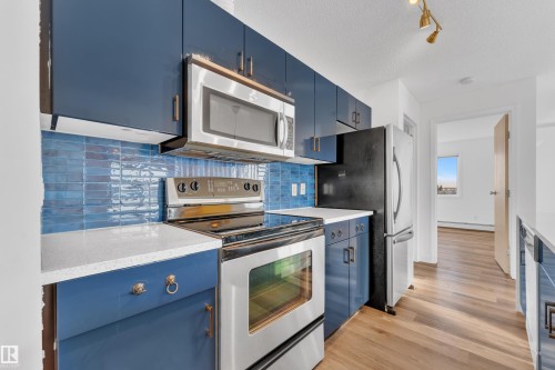 415 1188 Hyndman Road, Edmonton, AB - Indoor Photo Showing Kitchen