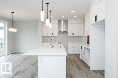 3945 Wren Loop, Edmonton, AB - Indoor Photo Showing Kitchen With Upgraded Kitchen