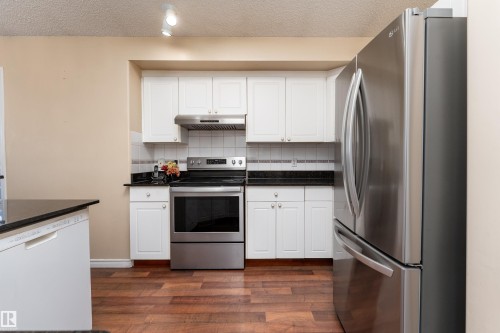 3769 23 Street, Edmonton, AB - Indoor Photo Showing Kitchen With Stainless Steel Kitchen