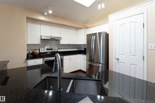 3769 23 Street, Edmonton, AB - Indoor Photo Showing Kitchen With Stainless Steel Kitchen With Double Sink
