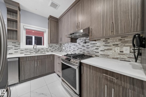 4112 8 Street, Edmonton, AB - Indoor Photo Showing Kitchen With Upgraded Kitchen