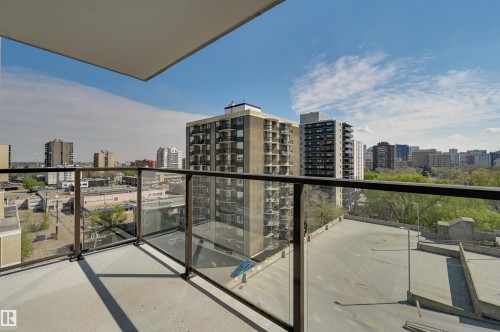 802 10011 116 Street, Edmonton, AB - Outdoor With Balcony With View With Exterior