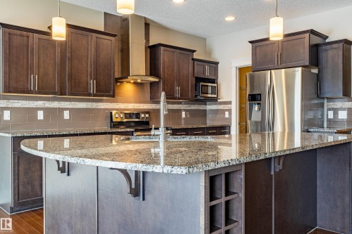 4906 Crabapple Lane Sw, Edmonton, AB - Indoor Photo Showing Kitchen With Upgraded Kitchen