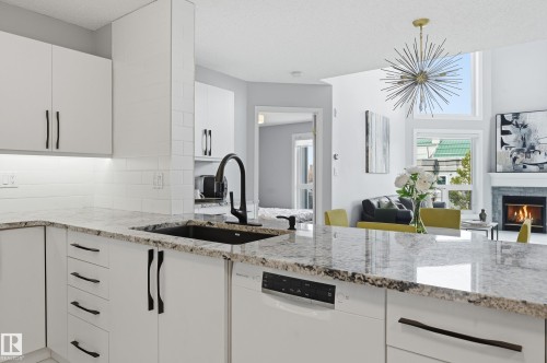 501 7905 96 Street, Edmonton, AB - Indoor Photo Showing Kitchen With Upgraded Kitchen