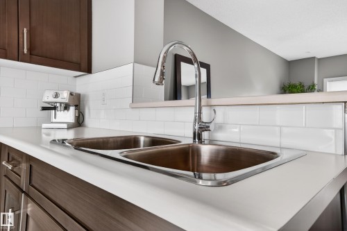 33 804 Welsh Drive, Edmonton, AB - Indoor Photo Showing Kitchen With Double Sink