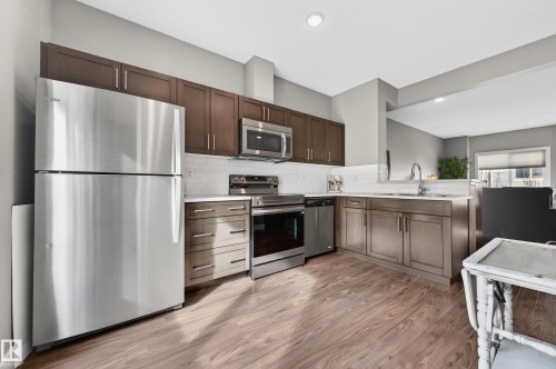 33 804 Welsh Drive, Edmonton, AB - Indoor Photo Showing Kitchen With Upgraded Kitchen