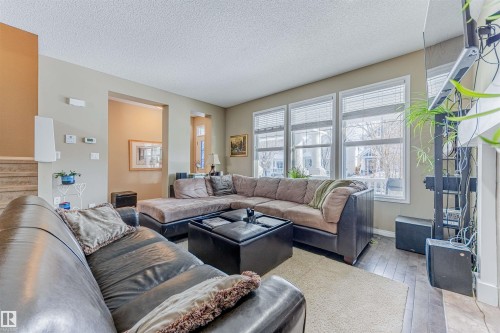 1312 74 Street, Edmonton, AB - Indoor Photo Showing Living Room
