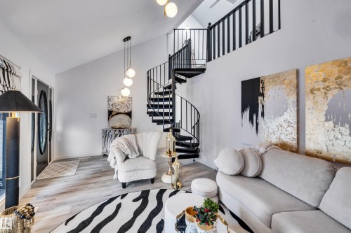 5409 56 Street, Beaumont, AB - Indoor Photo Showing Living Room