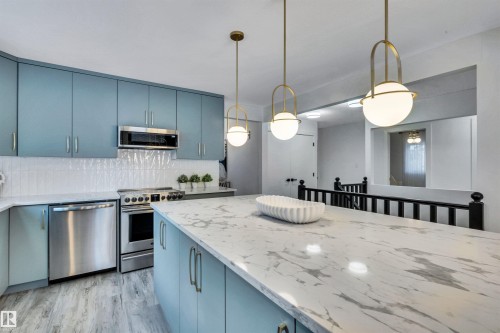 5409 56 Street, Beaumont, AB - Indoor Photo Showing Kitchen With Upgraded Kitchen
