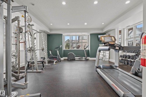 #25 655 Watt Blvd, Edmonton, AB - Indoor Photo Showing Gym Room