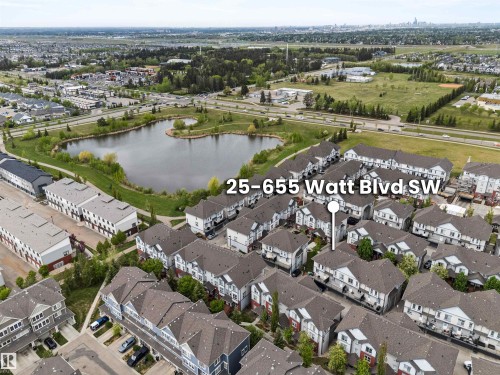 #25 655 Watt Blvd, Edmonton, AB - Outdoor With Body Of Water With View