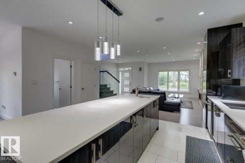 11045 85 Avenue, Edmonton, AB - Indoor Photo Showing Kitchen With Upgraded Kitchen