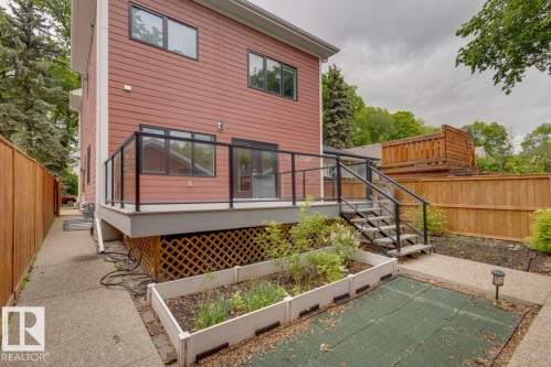 11045 85 Avenue, Edmonton, AB - Outdoor With Deck Patio Veranda With Exterior