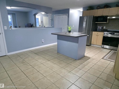 5146 54 Avenue, Redwater, AB - Indoor Photo Showing Kitchen