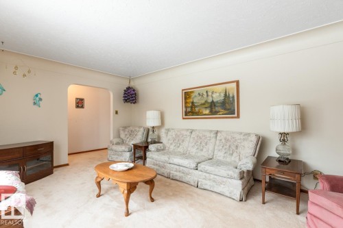 9280 77 Street, Edmonton, AB - Indoor Photo Showing Living Room