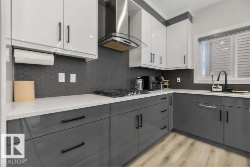 16 Raspberry Road, St. Albert, AB - Indoor Photo Showing Kitchen