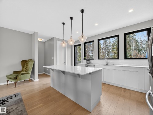5 1304 Rutherford Road, Edmonton, AB - Indoor Photo Showing Kitchen With Upgraded Kitchen