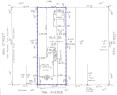 Survey Plan. Illustrating property boundaries, structures, and dimensions for the subject parcel - 9828 78 Avenue, Edmonton, AB 