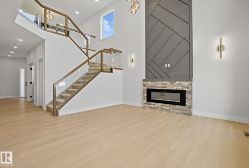 4 Harley Way, Spruce Grove, AB - Indoor With Fireplace