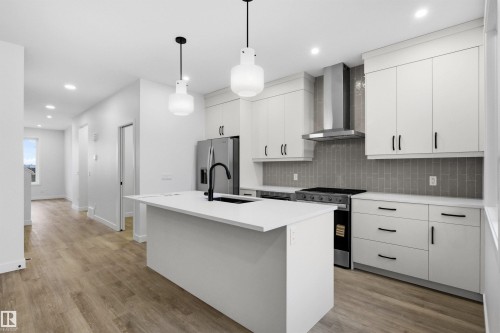 270 Paterson Link, Edmonton, AB - Indoor Photo Showing Kitchen With Upgraded Kitchen