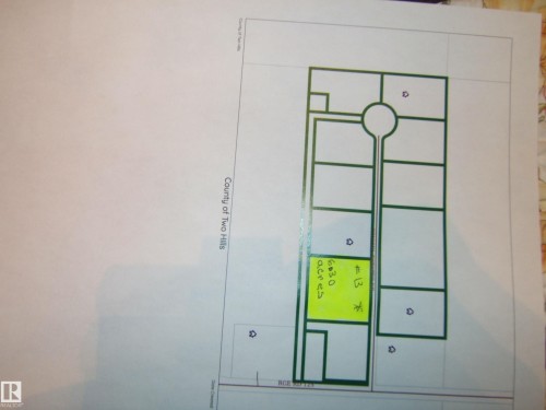 Plot Plan. Indicating lot configurations and dimensions for the property - Se 6-55-12 W 4Th, Rural Two Hills County, AB 