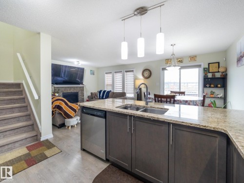 3444 Weidle Way, Edmonton, AB - Indoor Photo Showing Kitchen With Double Sink