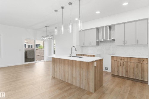 2728 188 Street, Edmonton, AB - Indoor Photo Showing Kitchen With Upgraded Kitchen