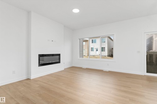 2728 188 Street, Edmonton, AB - Indoor Photo Showing Living Room With Fireplace