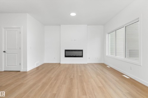 2728 188 Street, Edmonton, AB - Indoor Photo Showing Living Room With Fireplace